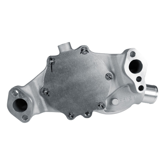 Water Pump For Small-Block 1984-91 350 C.i.d. Corvettes In Satin Finish (Short)