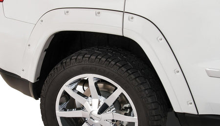 Bushwacker 10076-02 - Black Pocket/Rivet Style Smooth Finish Rear Fender Flares For 2011-2016 Jeep Grand Cherokee (Excludes SRT8) Bushwacker 1
