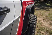 Bushwacker 10104-07 - Black Jeep Flat Style Textured Finish Rear Fender Flares For 2020-2022 Jeep Gladiator Bushwacker 1