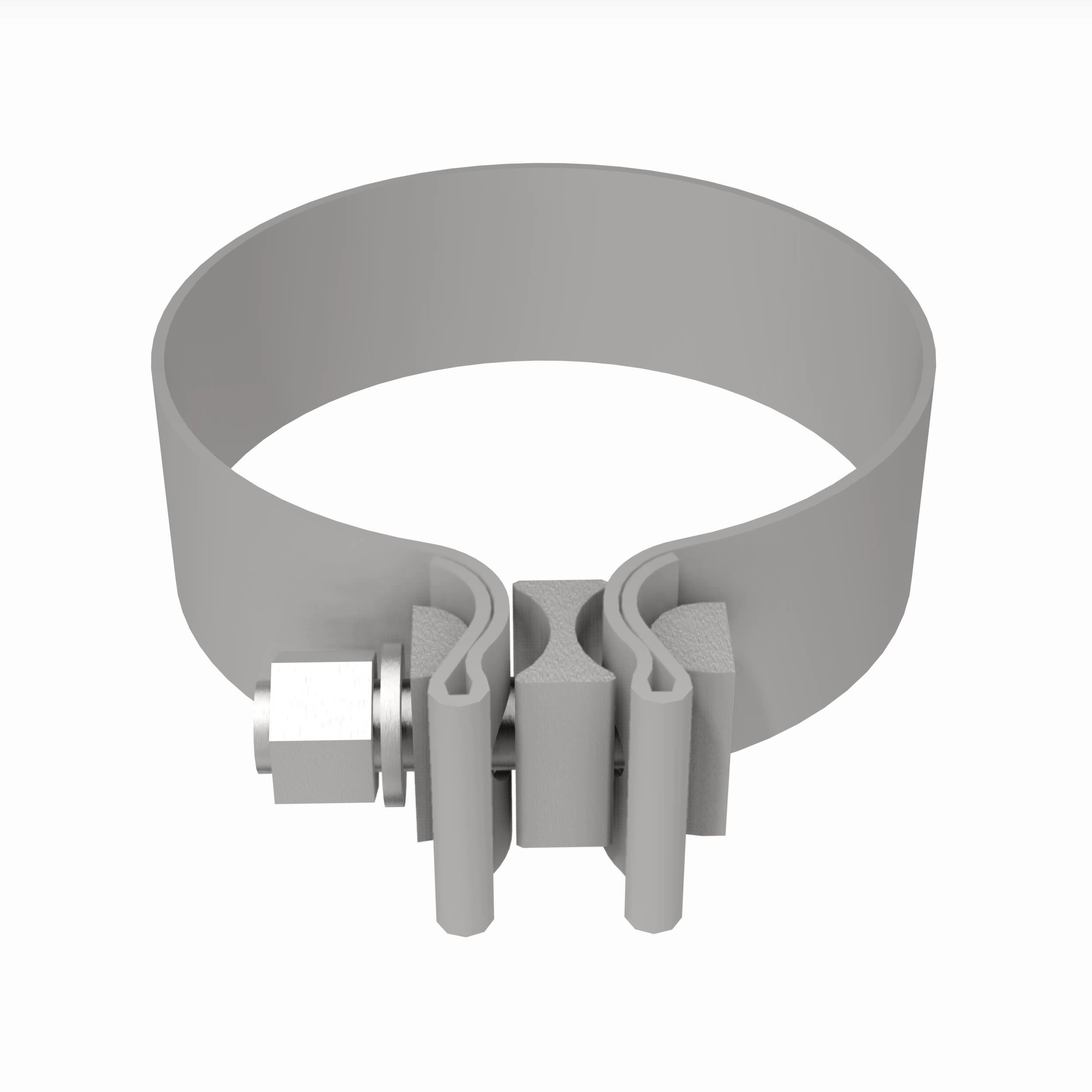 MagnaFlow Exhaust Products 10165 - 10 pk - Lap Joint Band Clamp - 3.50in. 3