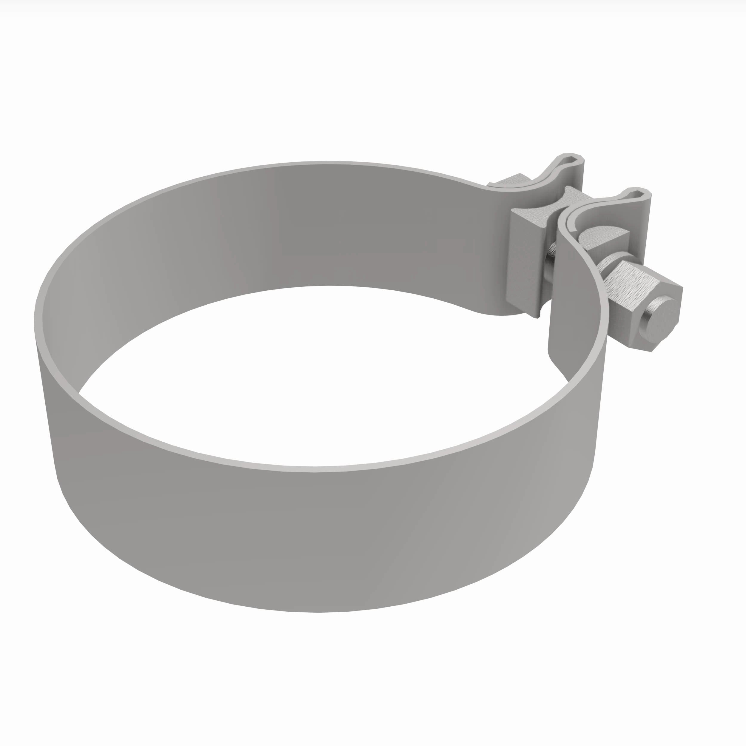 MagnaFlow Exhaust Products 10166 - 10 pk - Lap Joint Band Clamp - 4.00in. 3