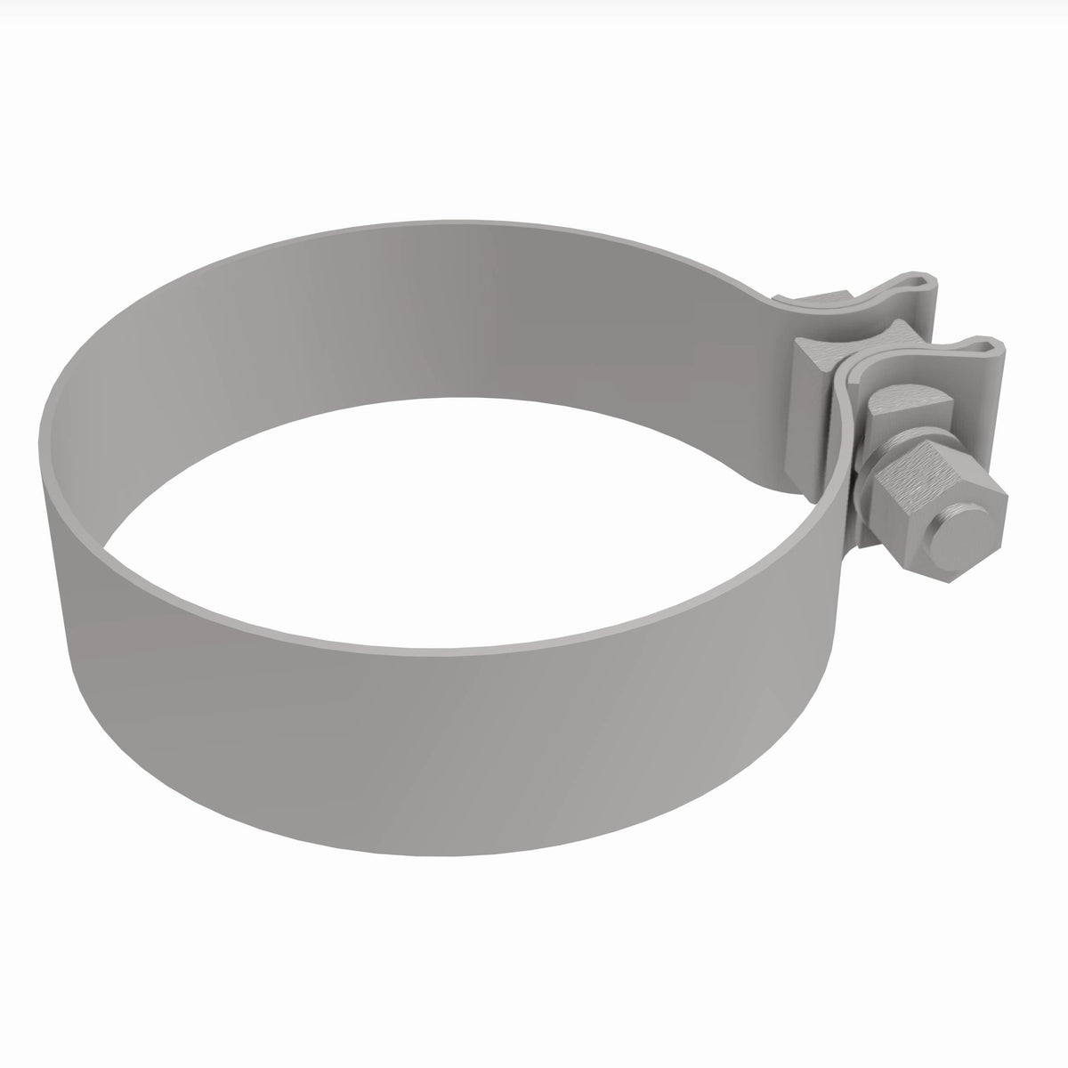 MagnaFlow Exhaust Products 10166 - 10 pk - Lap Joint Band Clamp - 4.00in. 5