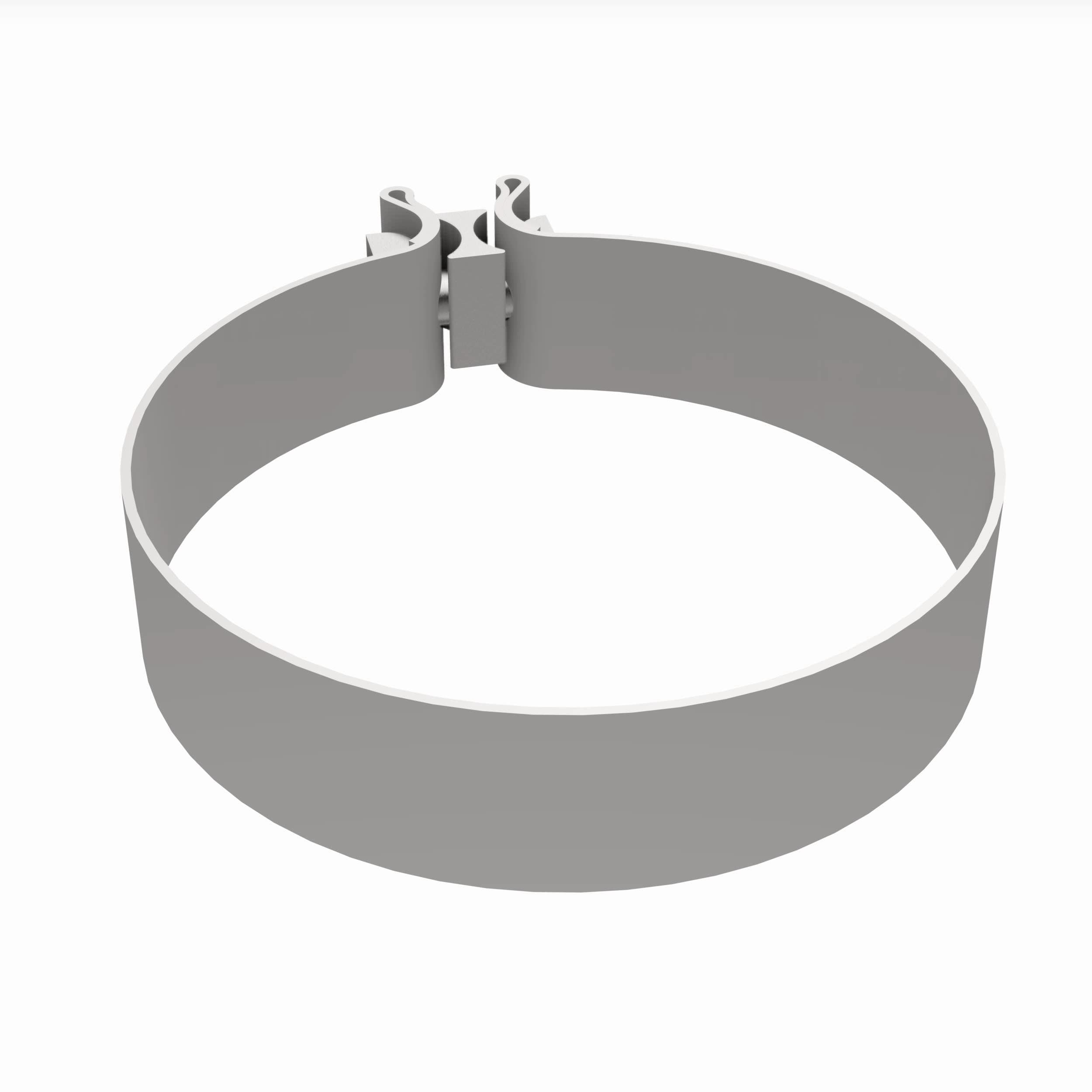 MagnaFlow Exhaust Products Exhaust MagnaFlow Exhaust Products 10167 - 10 pk - Lap Joint Band Clamp - 5.00in.