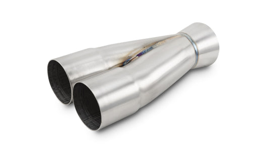 Vibrant Performance 10355 2-1 Merge Collector, 2" Inlet I.D. x 2.5" Outlet O.D., 8.13" Overall Length