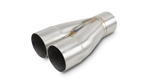 Vibrant Performance 10357 2-1 Merge Collector, 2.5" Inlet I.D. x 2.5" Outlet O.D., 8.50" Overall Length
