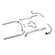 Flowmaster 1040FM - Crossmember-Back Exhaust System Fits 1968-1972 GM A-Body Cars With V8 Engine 3-Inch Aluminized Pipe Only Exhaust Kit Flowmaster 4