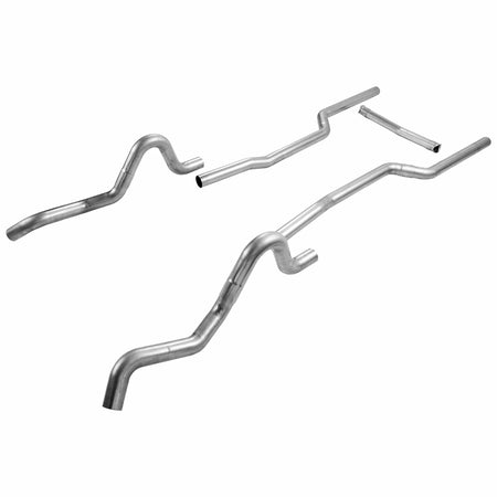 Flowmaster 1041 - Crossmember-Back Exhaust System Fits 1964-1967 GM A-Bodies, 3.0 Inch Aluminized Pipe Kit Flowmaster 1