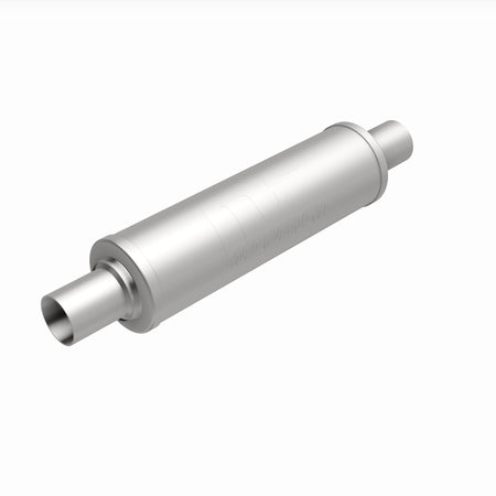 MagnaFlow Exhaust Products 10414 - Straight-Through Performance Muffler; 2in. Center/Center; 4x14x4 Body 3