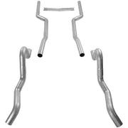 Flowmaster 1041 - Crossmember-Back Exhaust System Fits 1964-1967 GM A-Bodies, 3.0 Inch Aluminized Pipe Kit Flowmaster 3