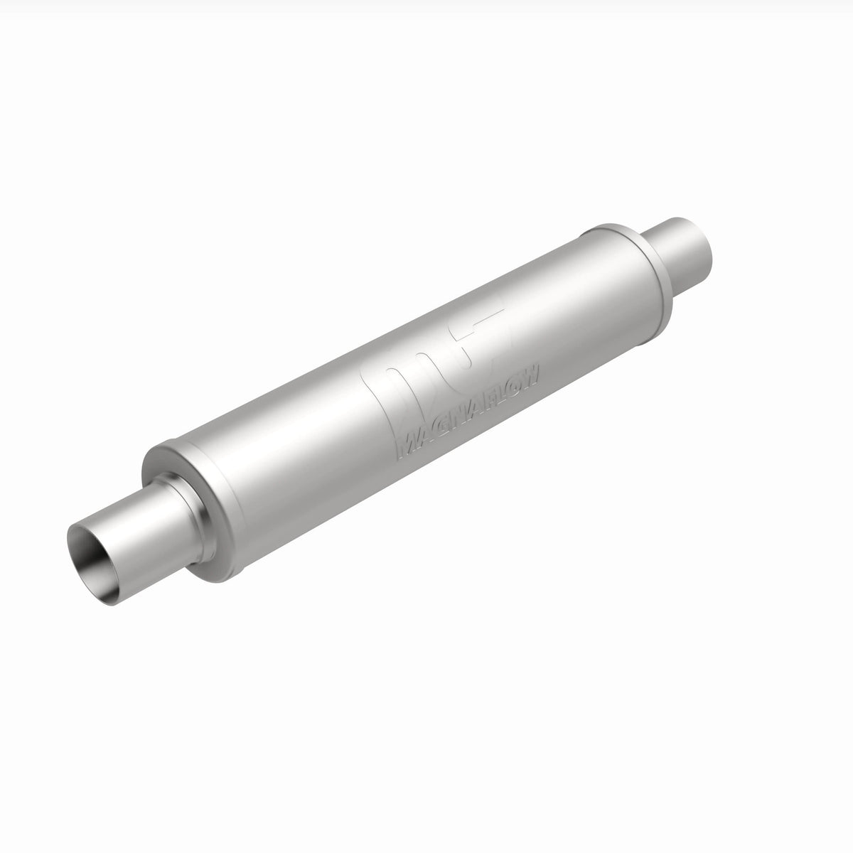 MagnaFlow Exhaust Products 10425 - Straight-Through Performance Muffler; 2.25in. Center/Center; 4x18x4 Body 1