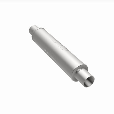 MagnaFlow Exhaust Products 10426 - Straight-Through Performance Muffler; 2.5in. Center/Center; 4x18x4 Body 4