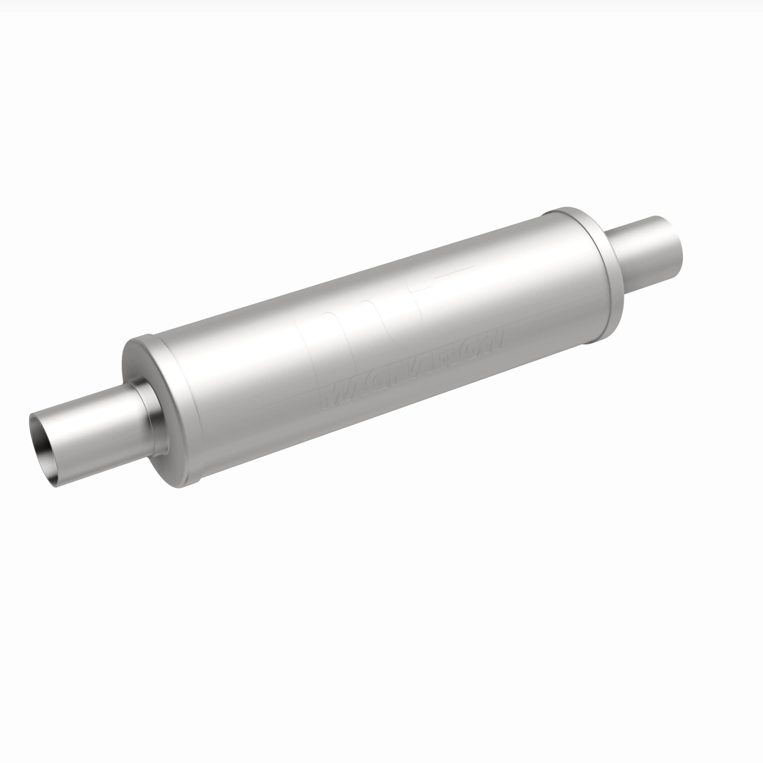 MagnaFlow Exhaust Products 10444 - Straight-Through Performance Muffler; 2in. Center/Center; 4x14x4 Body 5
