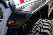 Bushwacker 10928-07 - Black Jeep Flat Style Textured Finish 4-Piece Fender Flare Set For 2020-2023 Jeep Gladiator Launch Edition Bushwacker 3