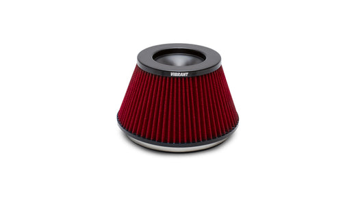 Vibrant Performance 10960 Performance Air Filter, 6" Inlet ID x 5.375"