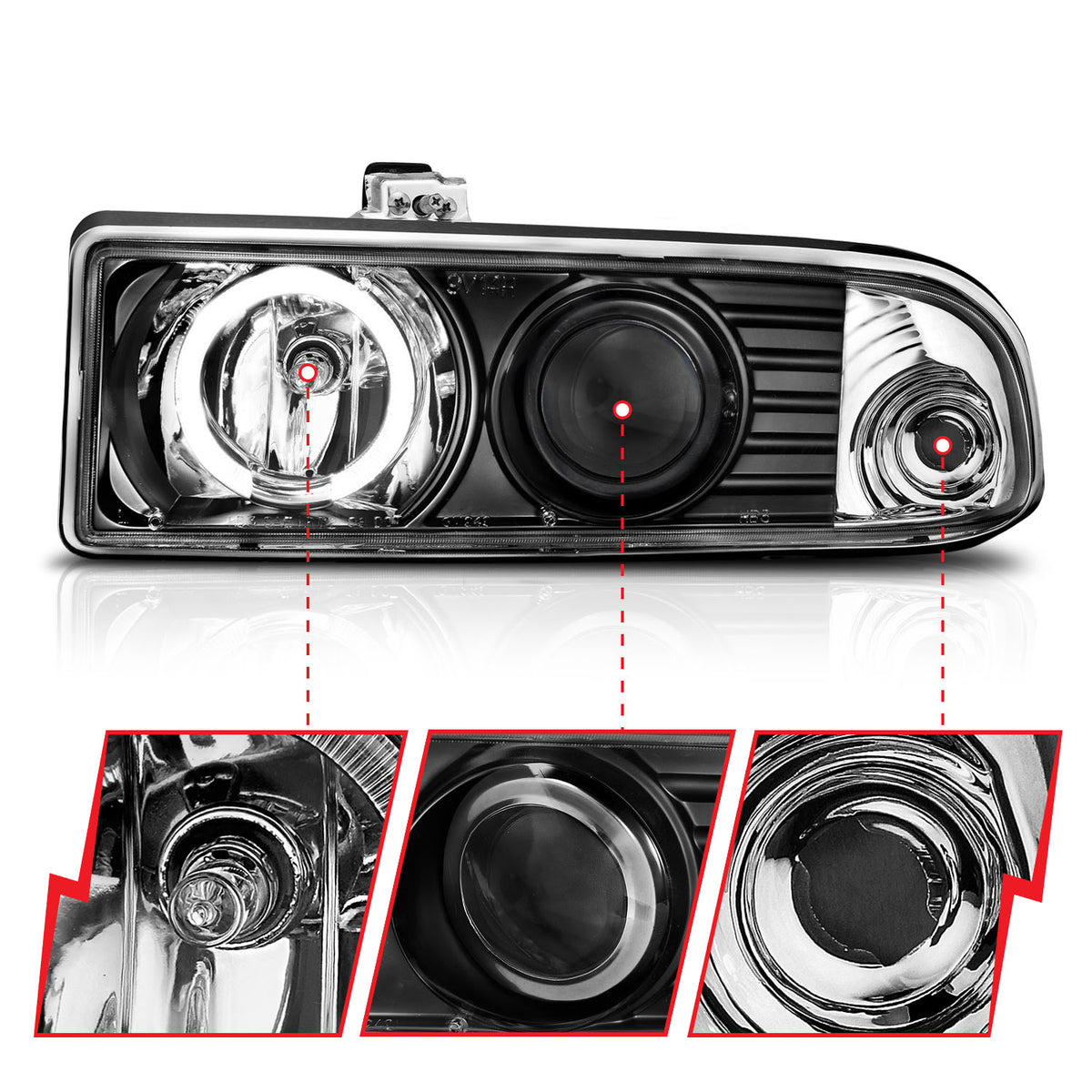 ANZO USA 111015 - Headlight Set