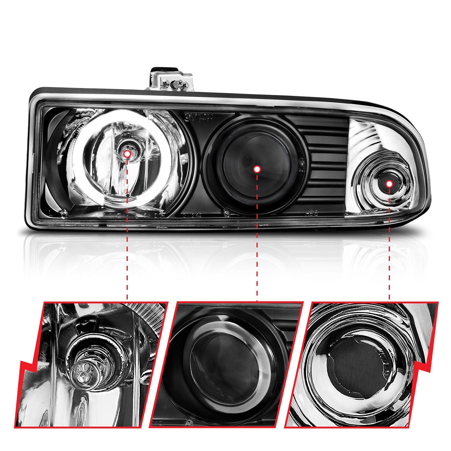ANZO USA 111015 - Headlight Set