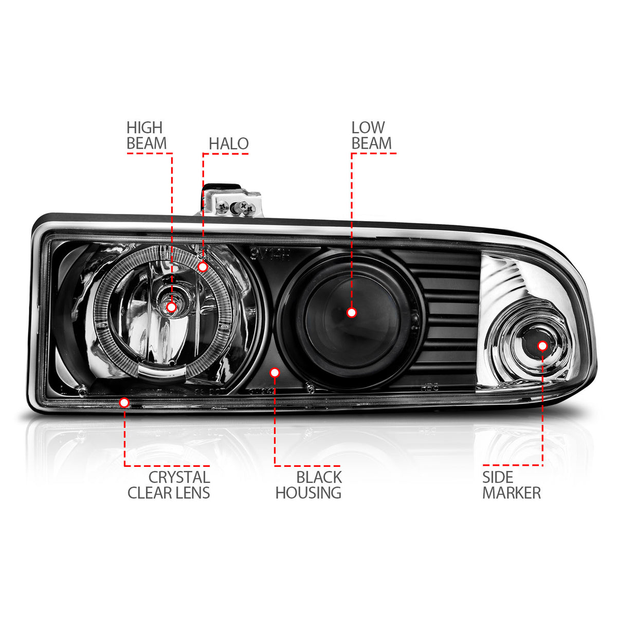 ANZO USA 111015 - Headlight Set