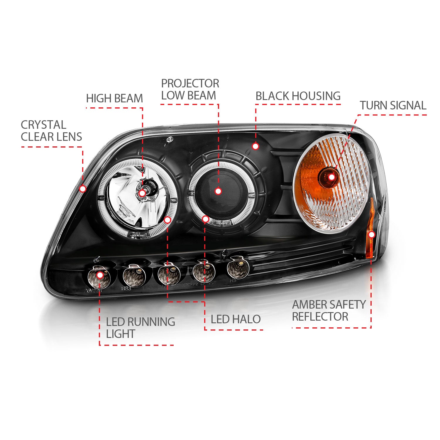 ANZO USA 111031 - Headlight Set