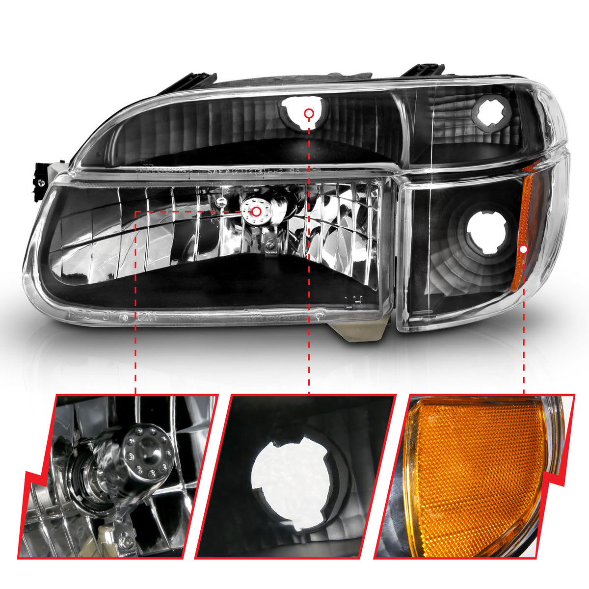 ANZO USA 111039 - Headlight Set