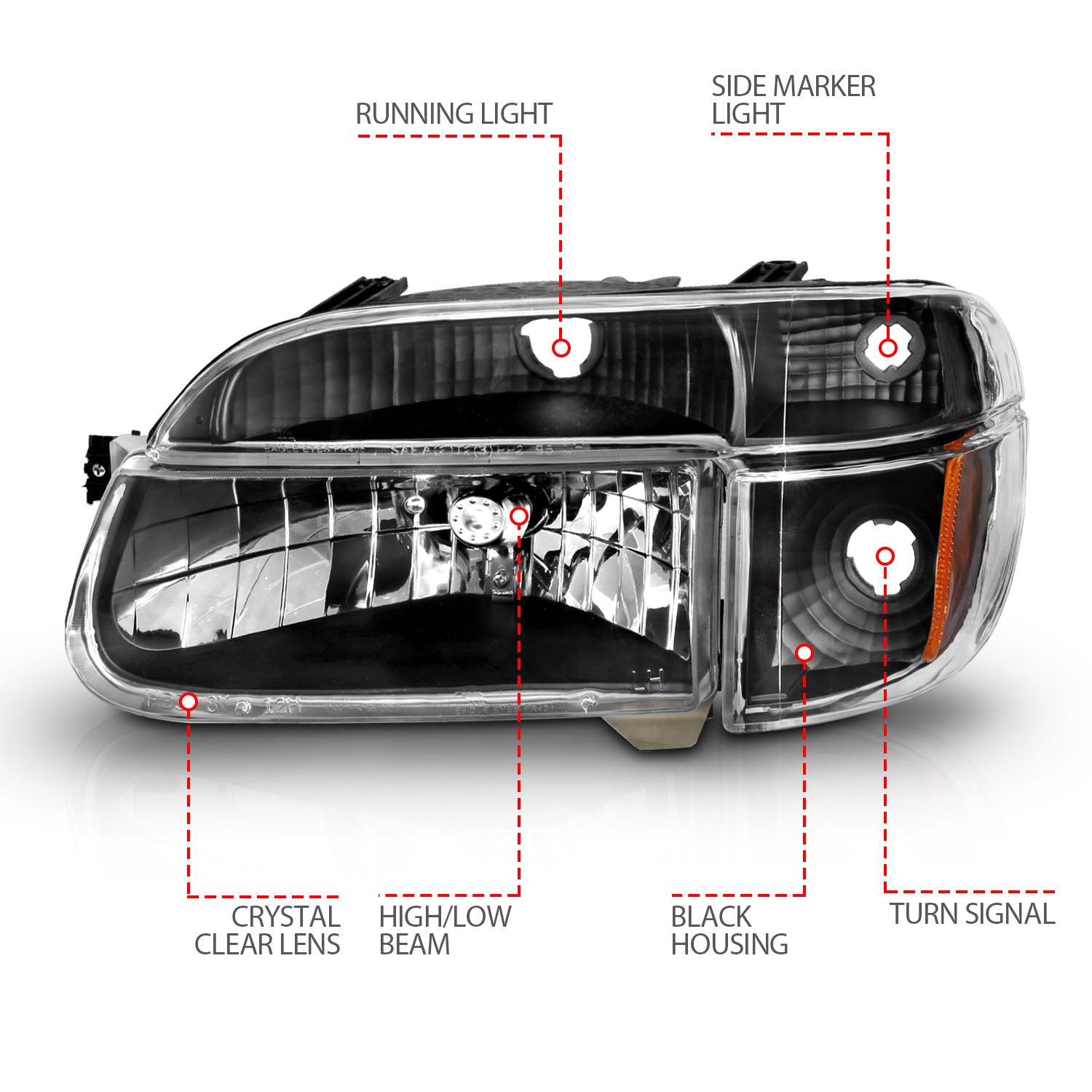 ANZO USA 111039 - Headlight Set