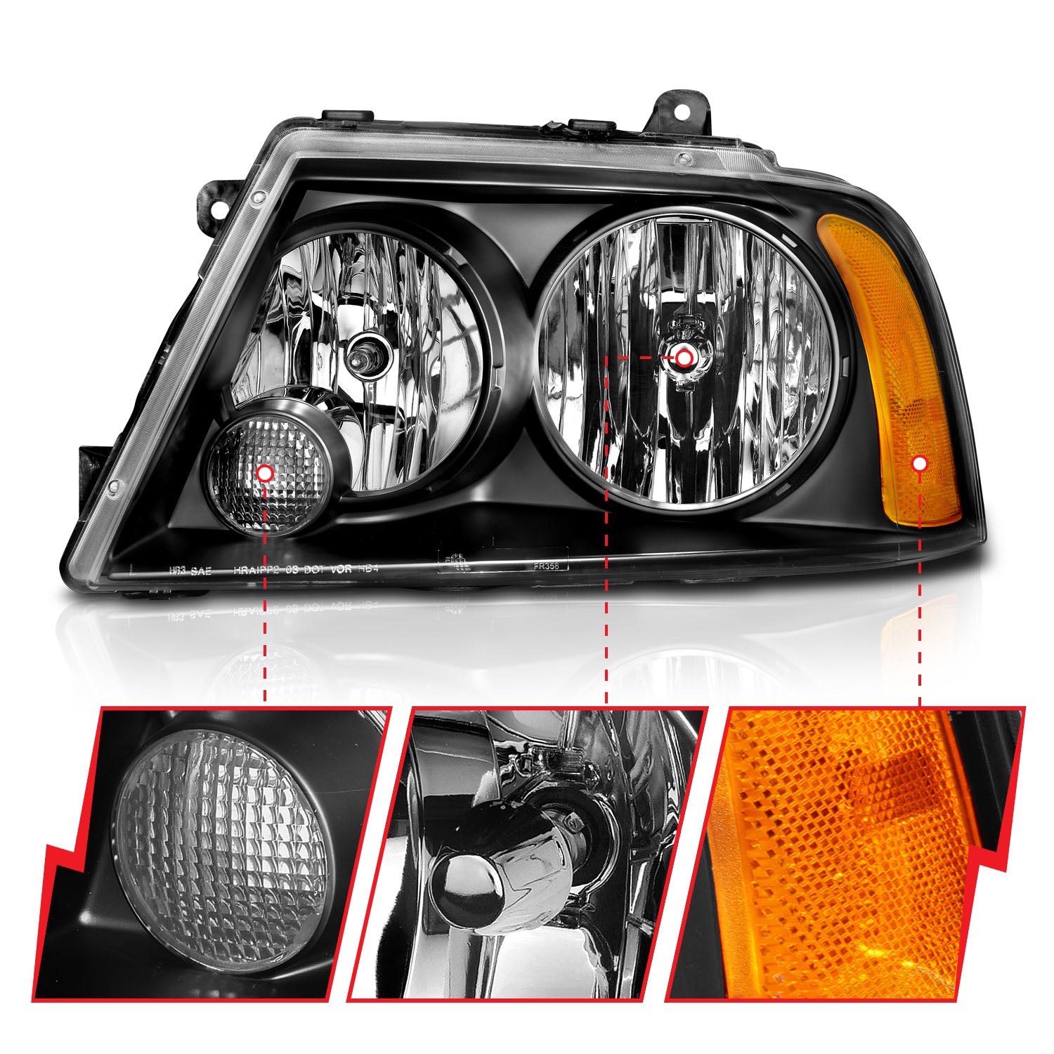 ANZO USA 111045 - Headlight Set