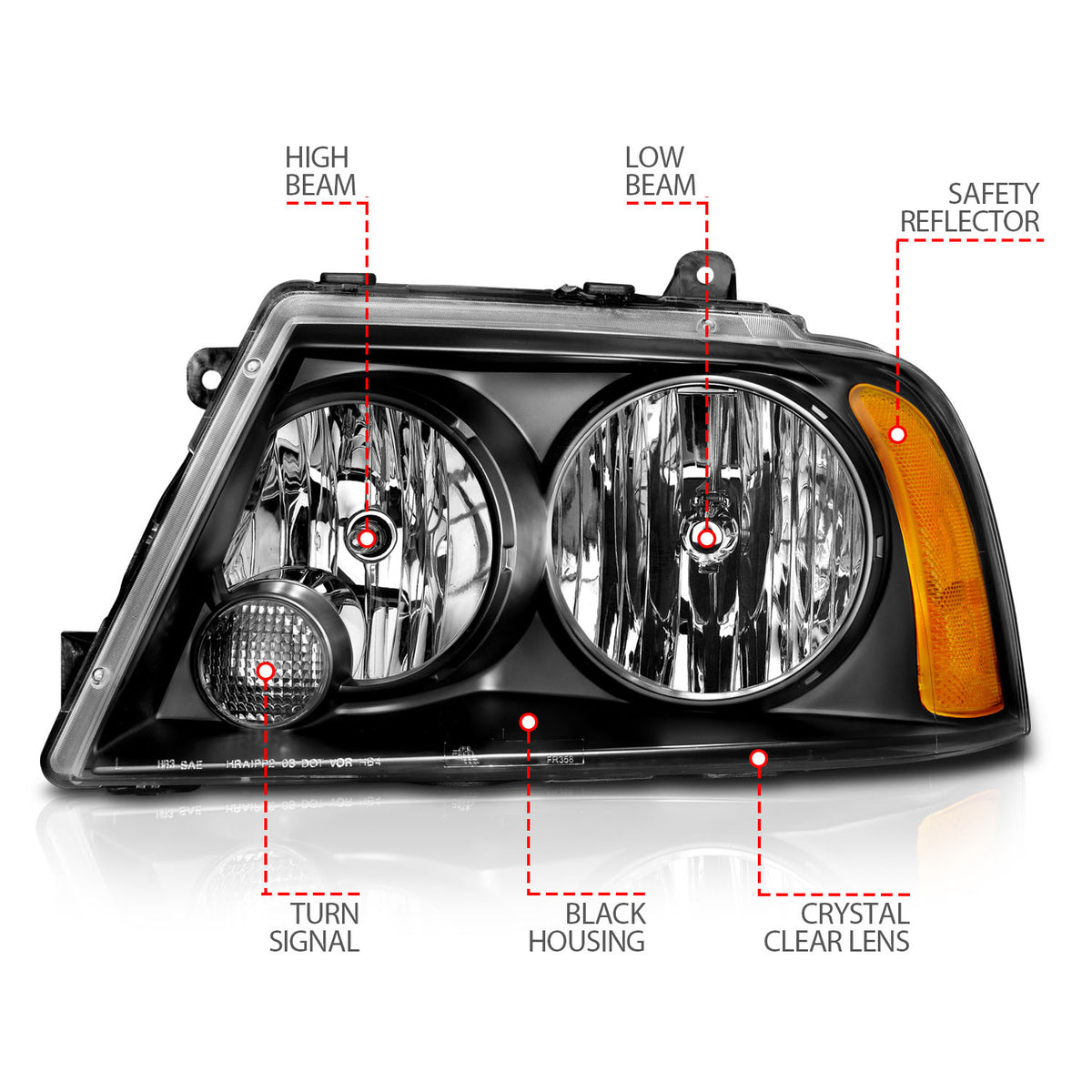 ANZO USA 111045 - Headlight Set