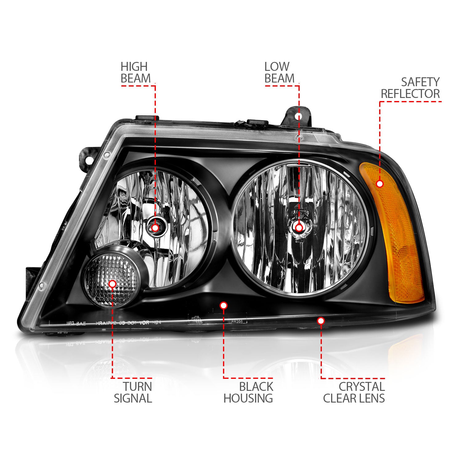 ANZO USA 111045 - Headlight Set