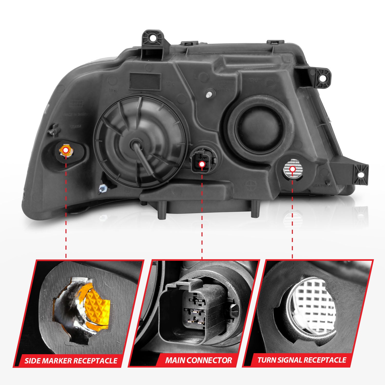 ANZO USA 111045 - Headlight Set