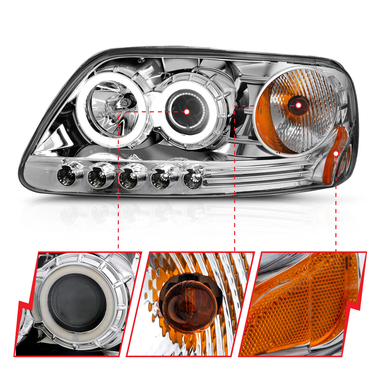 ANZO USA 111054 - Headlight Set