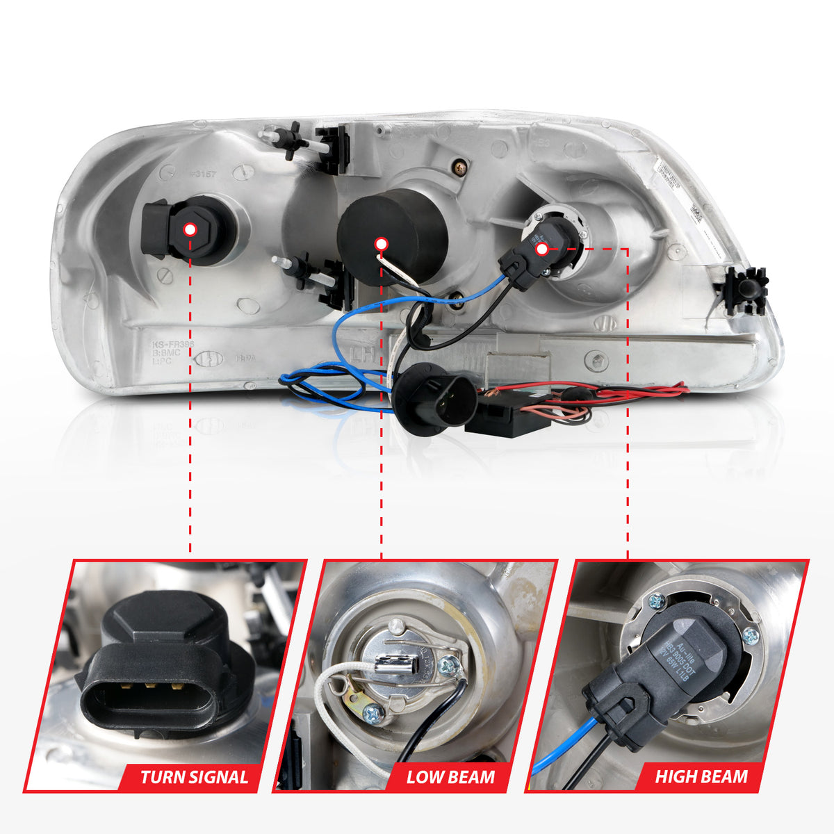 ANZO USA 111054 - Headlight Set