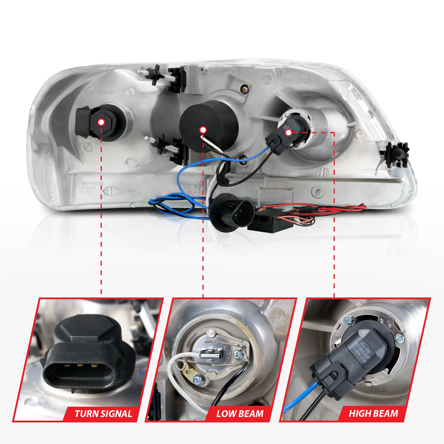 ANZO USA 111054 - Headlight Set