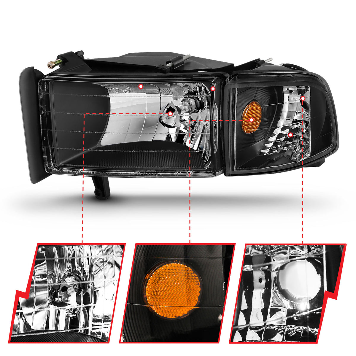 ANZO USA 111067 - Headlight Set