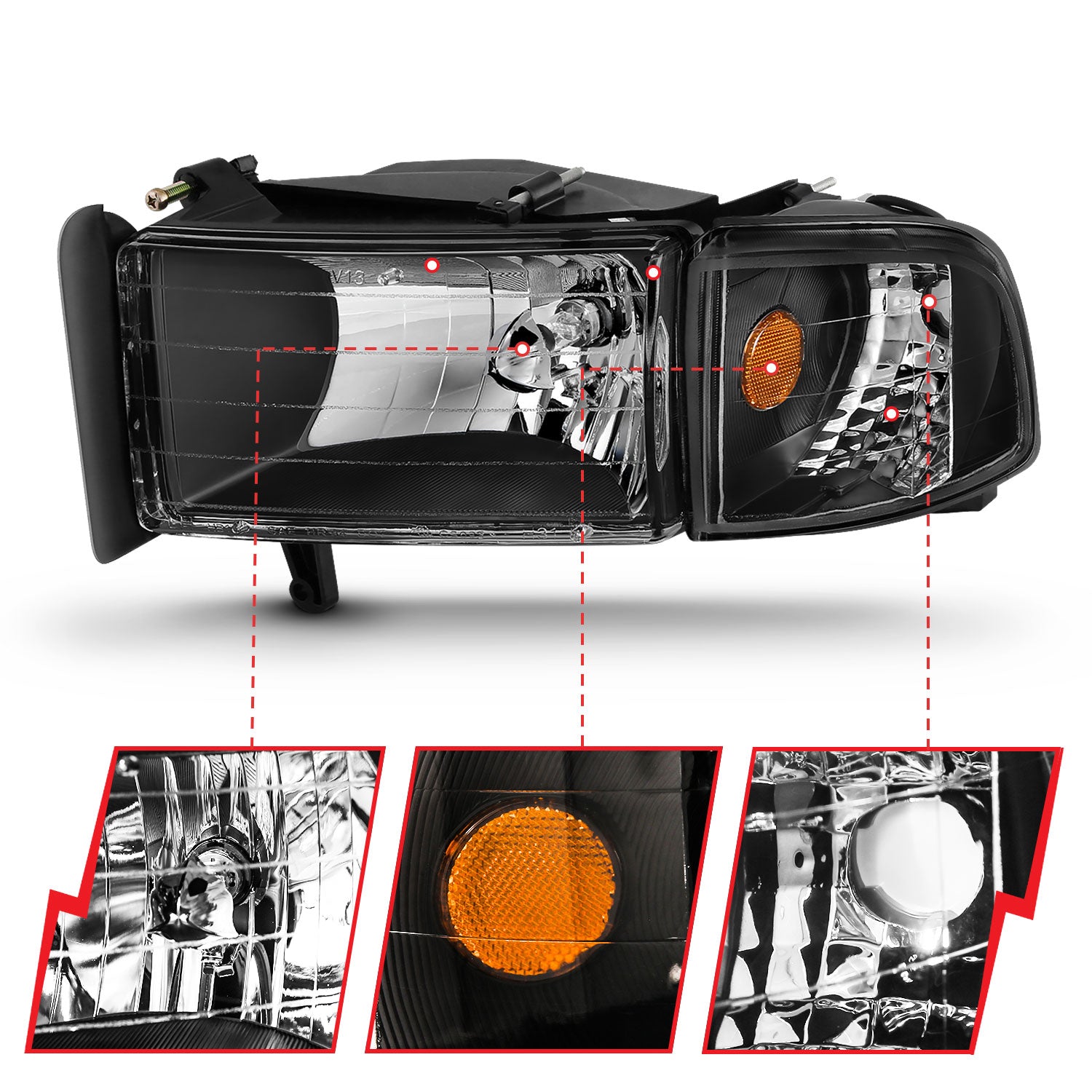 ANZO USA 111067 - Headlight Set