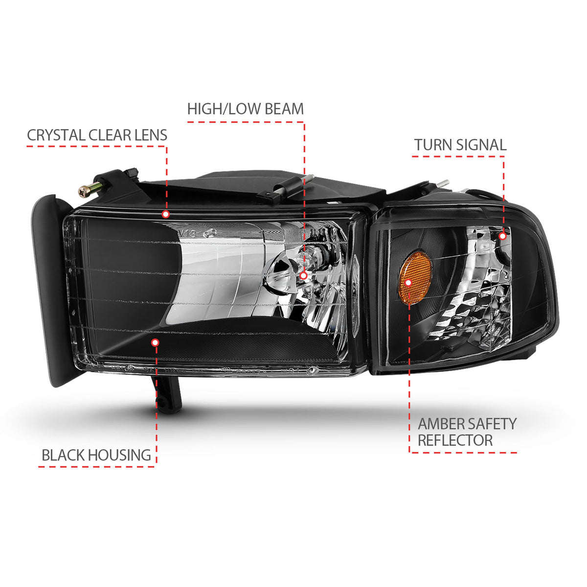 ANZO USA 111067 - Headlight Set