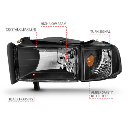 ANZO USA 111067 - Headlight Set