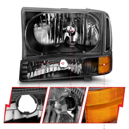 ANZO USA 111080 - Headlight Set