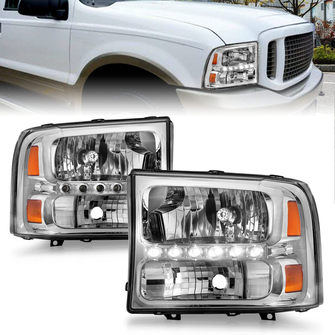 ANZO USA Electrical Lighting and Body ANZO USA 111088 Headlight Set