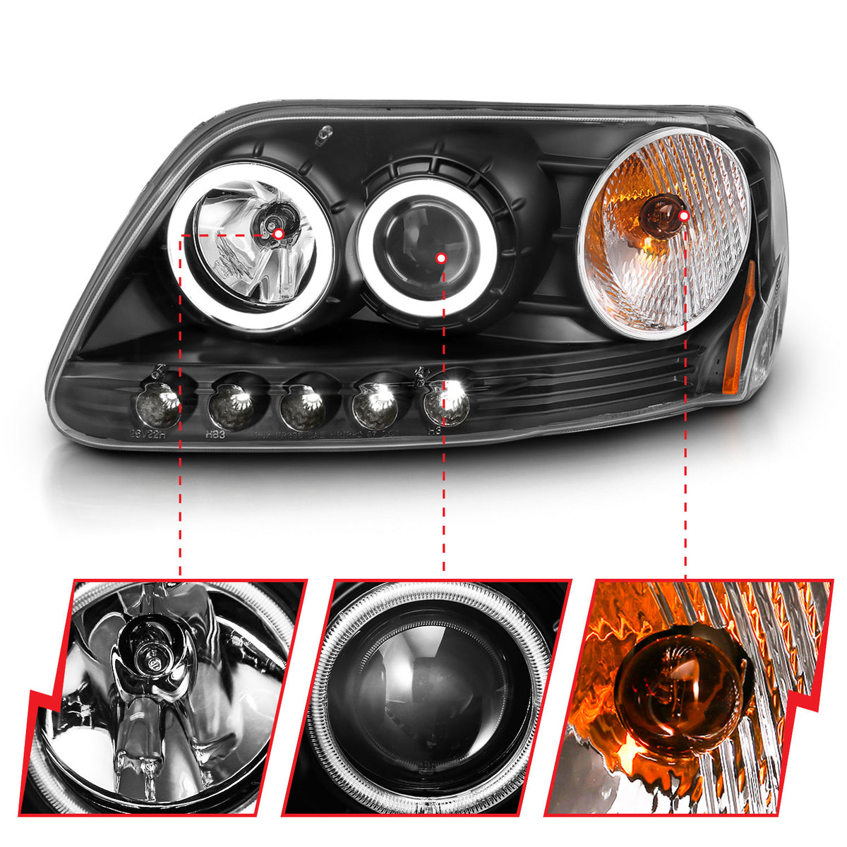 ANZO USA 111097 - Headlight Set