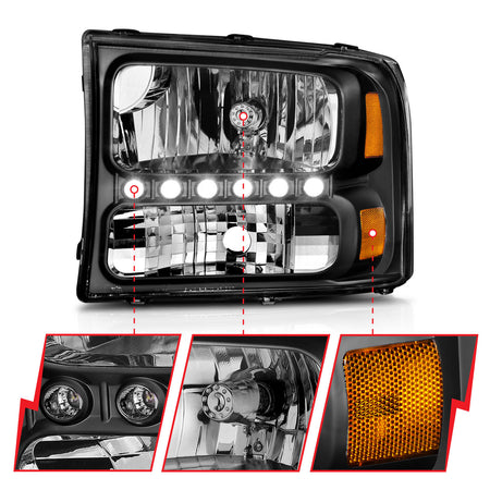 ANZO USA 111106 - Headlight Set