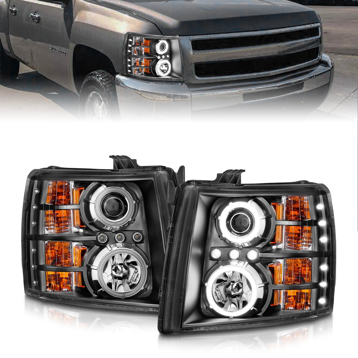 ANZO USA 111107 - Headlight Set