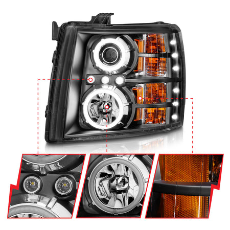 ANZO USA 111107 - Headlight Set
