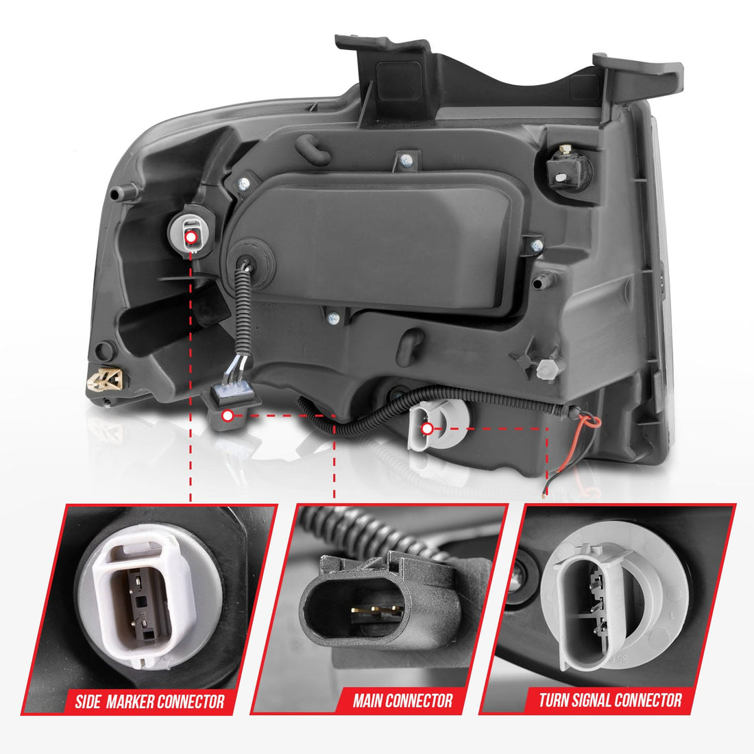 ANZO USA Electrical Lighting and Body ANZO USA 111114 Headlight Set