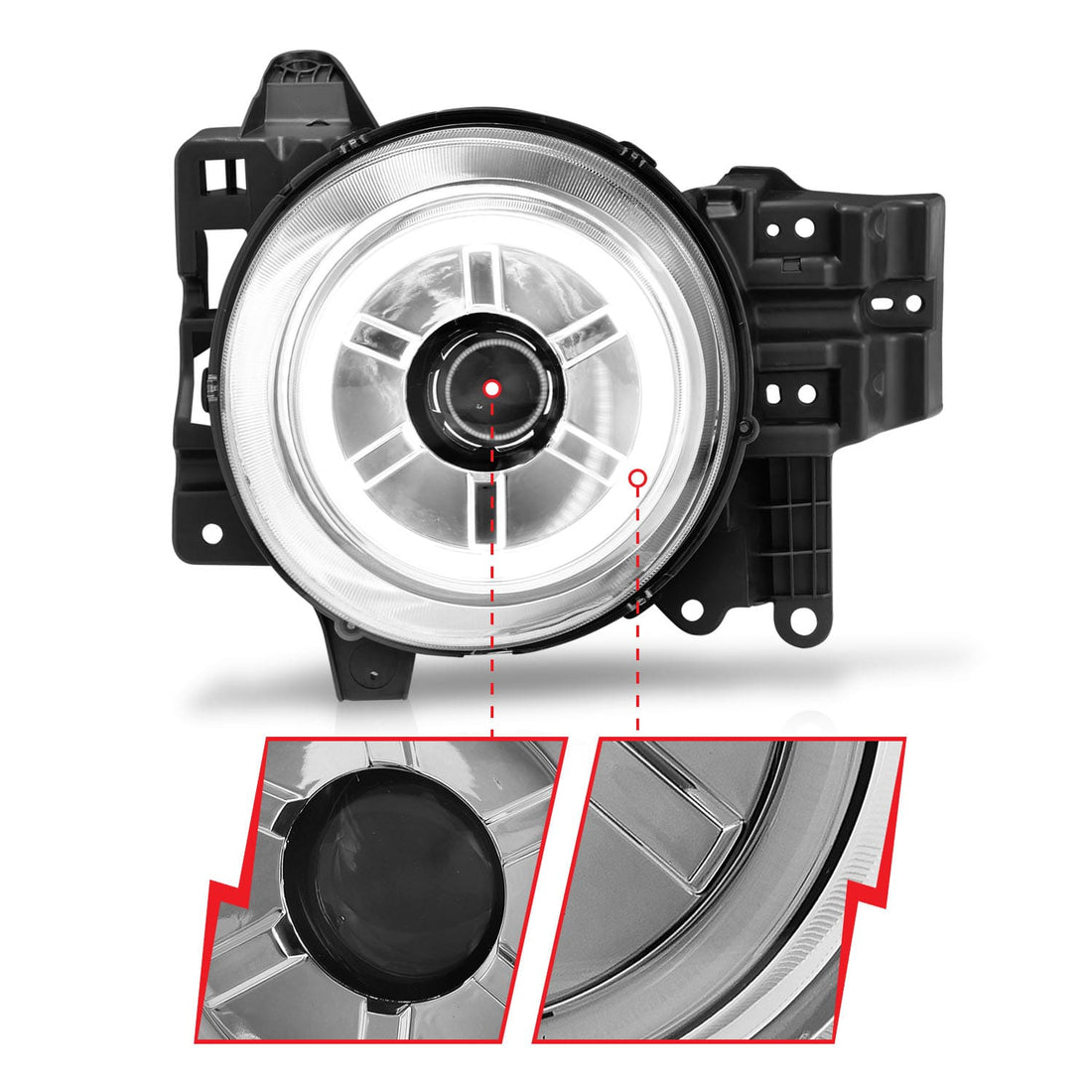 ANZO USA Electrical Lighting and Body ANZO USA 111115 Headlight Set