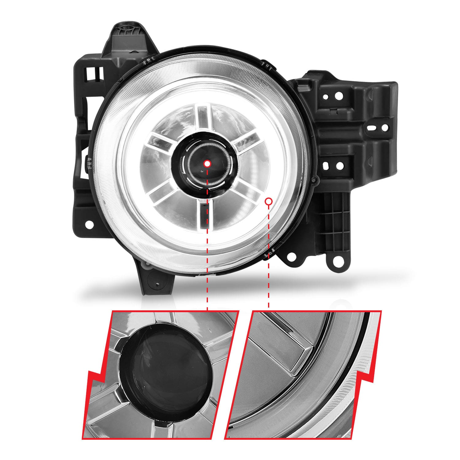 ANZO USA Electrical Lighting and Body ANZO USA 111115 Headlight Set