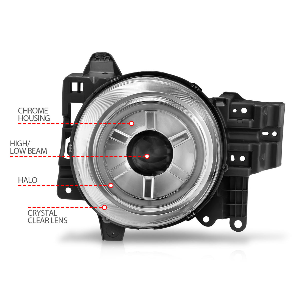 ANZO USA 111115 - Headlight Set