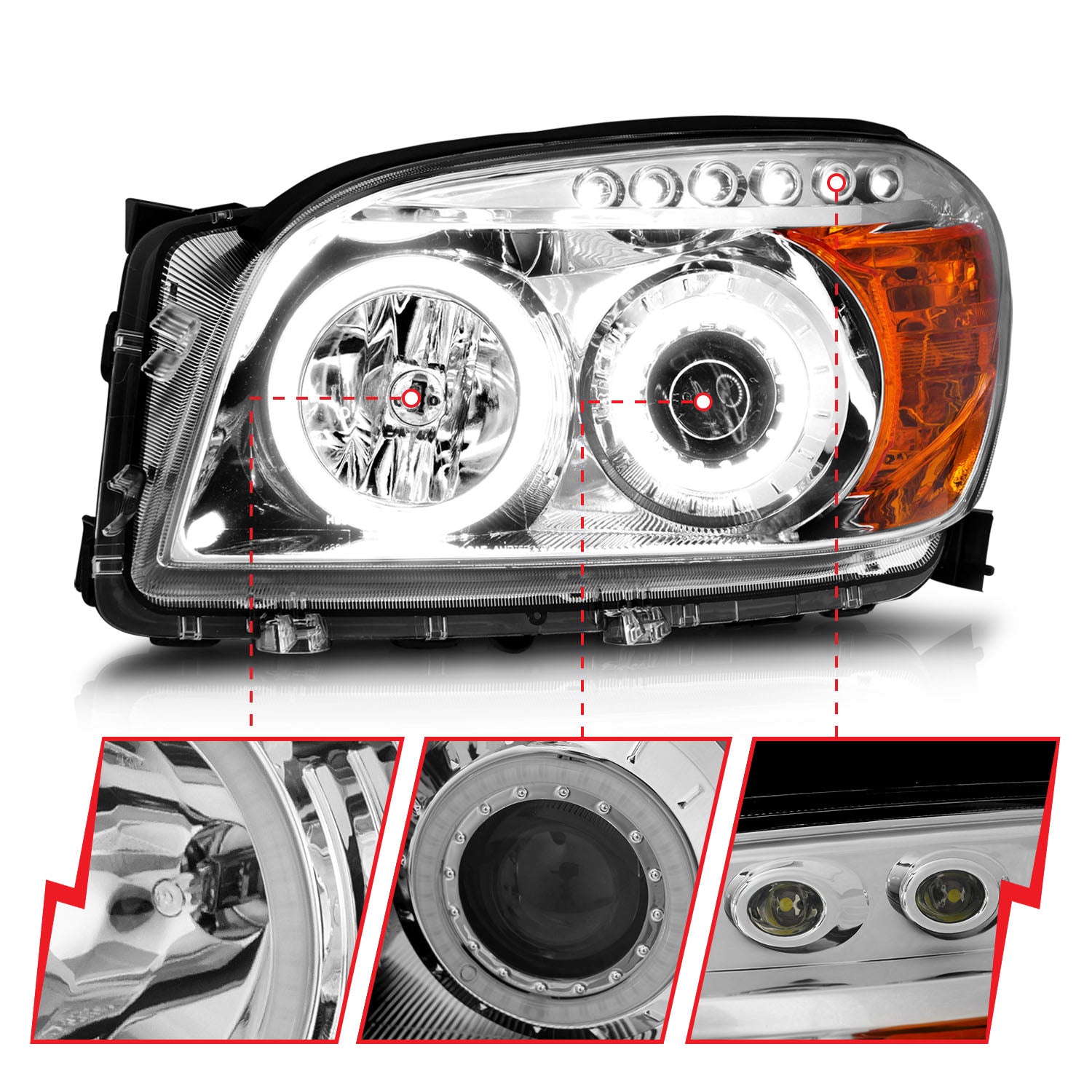 ANZO USA 111121 - Headlight Set