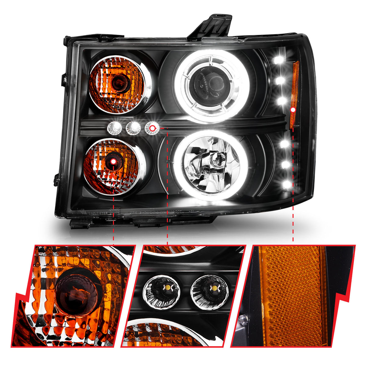 ANZO USA 111125 - Headlight Set