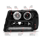 ANZO USA Electrical Lighting and Body ANZO USA 111127 Headlight Set