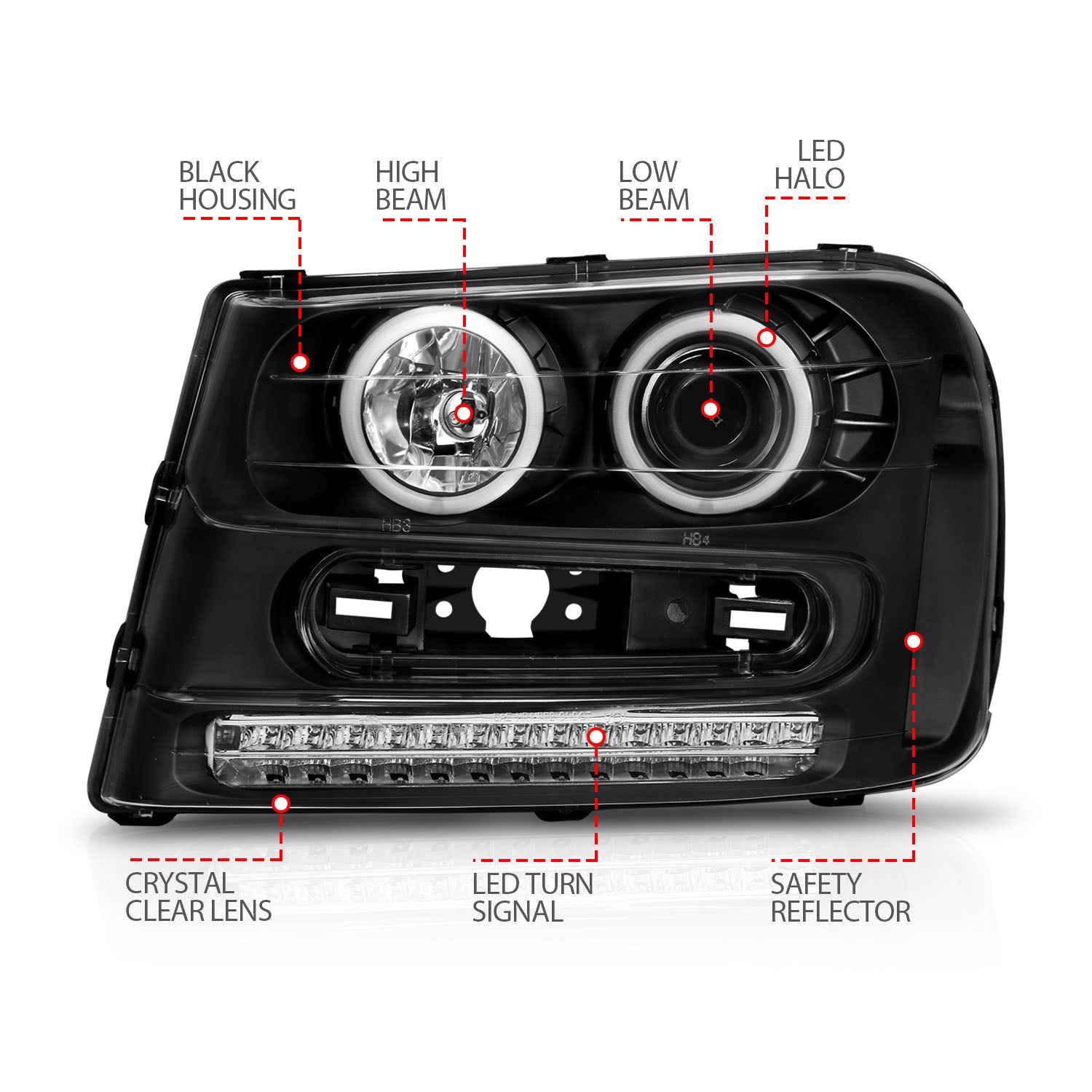 ANZO USA 111127 - Headlight Set