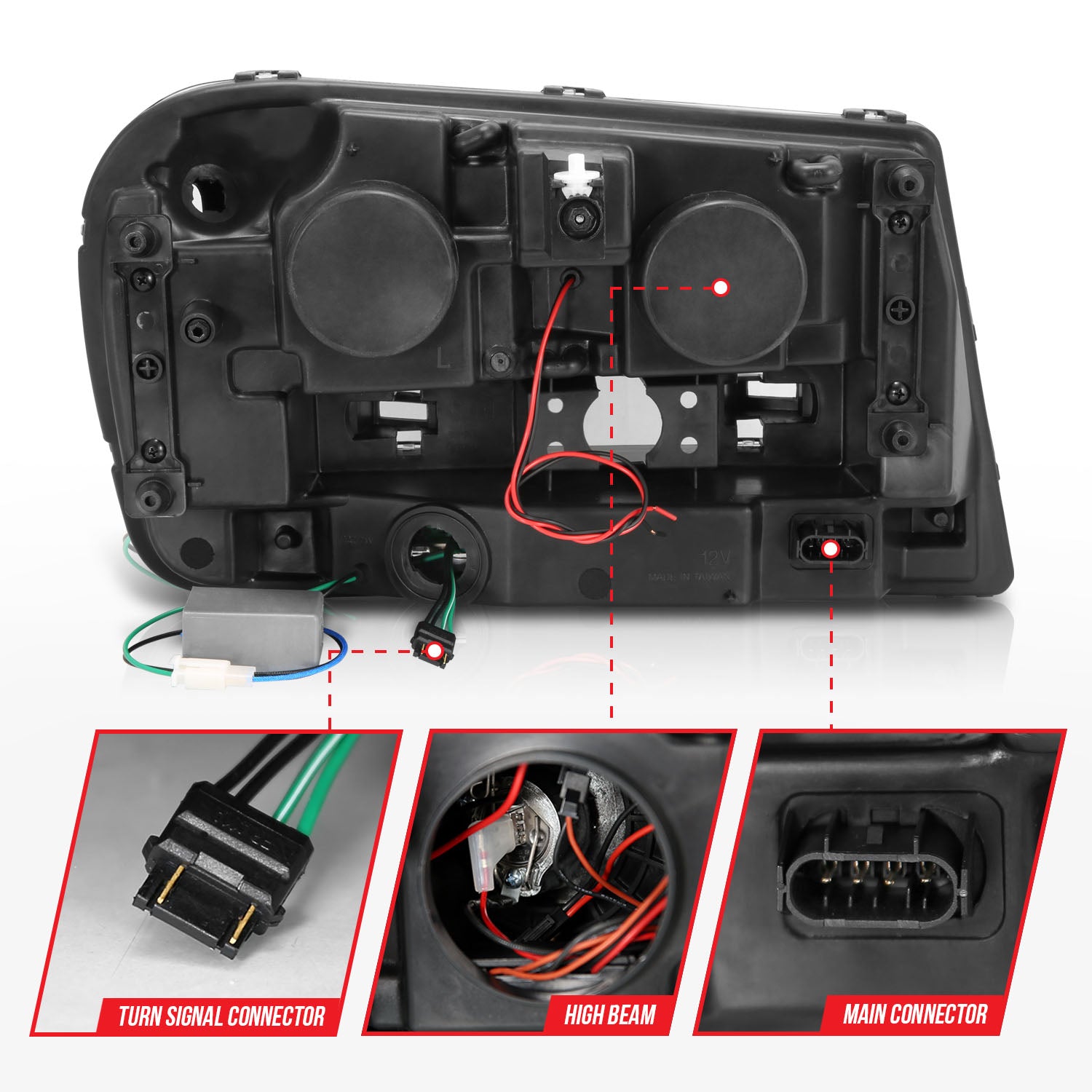 ANZO USA 111127 - Headlight Set
